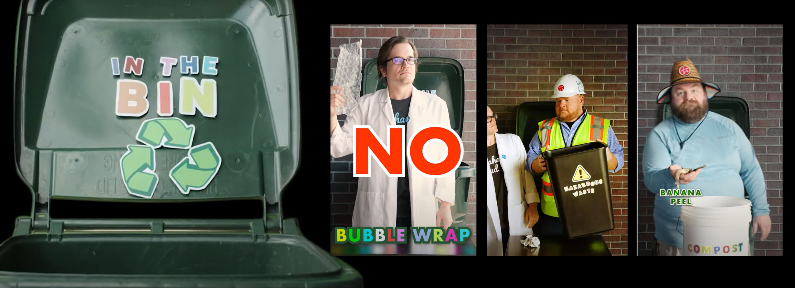 in the bin on youtube - a recycling series